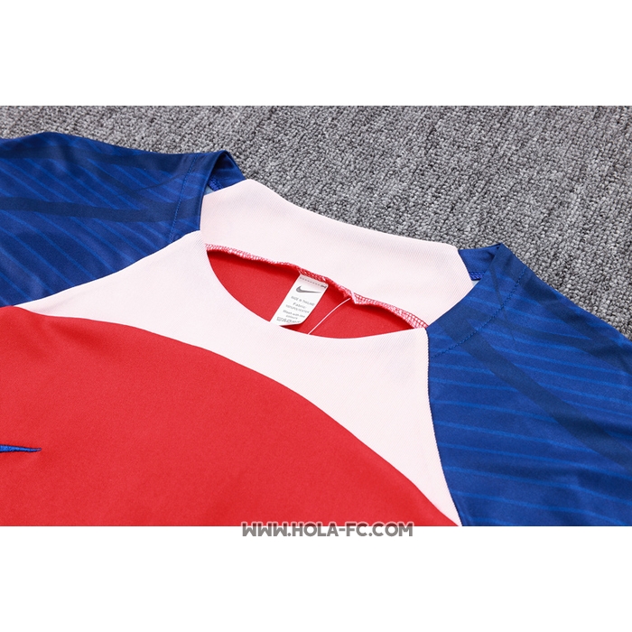 Chandal del Atletico Madrid 2023-2024 Manga Corta Rojo - Pantalon Corto
